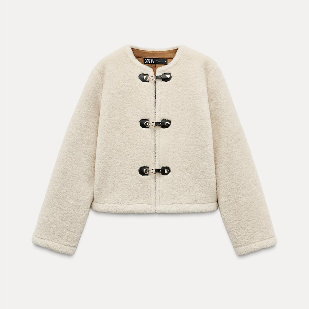 Zara Double faced Toggle Jacket